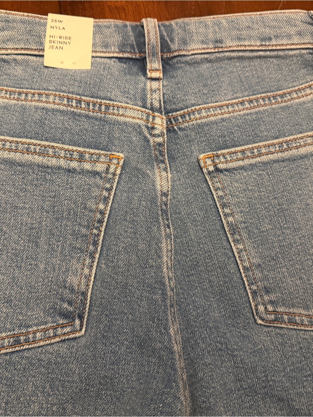 Aritzia Light Blue Straight-Leg Jeans - Picture 7 of 7